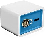 KHLKHBK Tresore Kleiner elektronischer Passwort-Tresor，Haushaltssafe，Mini unsichtbarer Bürotresor in die Wand Anti-Diebstahl 25CM Ganzstahl-Tresorschrank (Color : Blue， Size : 25cm) Nice G