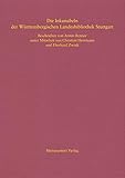 Die Inkunabeln der Württembergischen Landesbibliothek Stuttgart: Beschrieben von Armin Renner unter Mitarbeit von Christian Herrmann und Eberhard ... Baden Württemberg. Bestandskataloge, Band 5)