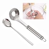 KKJP Meatball Maker 1Set, Stainless Steel Meatball Maker Spoon, Non-Stick Meatballs Making Tool for DIY Kitchen Cooking (A)