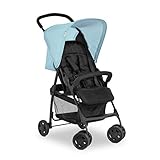 Hauck Buggy Sport / Ultra Leicht - nur 5,9 kg / Klein Faltbar / XL Einkaufs Korb / mit Liegeposition / Sonnen Verdeck / Belastbar bis 18 kg / Schwarz Hell B