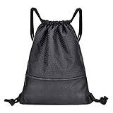 Runtodo Kordelzugbeutel Wasserdicht Kordelzug Sportbeutel Unisex PE Kordelzug Tasche Mädchen Jungen Gym Sack Kordelzug T