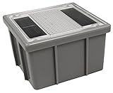 McShine - Solar LED Bodenleuchte Wegbeleuchtung | Pflasterstein | IP68, 10x10x6cm, Solarbetrieb