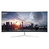 LC-Power LC-M34-UWQHD-100-C-V2 Gaming Curved 21:9 8ms 100Hz 3xHDMI DisplayPort VESA WQHD Weiß S