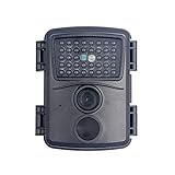 Mini-Wildkamera, wasserdichte Wildkamera, 12 MP, 1080P, Infrarot-Sensoren und 90°-Erfassungsreichweite, Bewegungsaktivierte Nachtsicht-Kamera für Tierüberwachung, 32 GB Speicherk