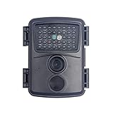 Mini-Wildkamera, wasserdichte Wildkamera, 12 MP, 1080P, Infrarot-Sensoren und 90°-Erfassungsreichweite, Bewegungsaktivierte Nachtsicht-Kamera für Tierüberwachung, 32 GB Speicherk
