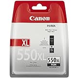 Canon PGI-550 PGBK XL Druckertinte - Pigment Schwarz hohe Reichweite 22 ml für PIXMA Tintenstrahldrucker ORIGINAL