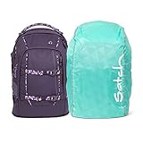 Satch Pack Schulrucksack Set 2tlg inkl. Regenhü