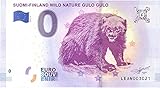 # 0 Euro Schein Finnland 2019 · Wild Nature Gulo Gulo · Vielfraß · Souvenir o Null € Bank