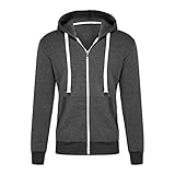 Herren Sweatshirt Zip Hoodie Mit Kapuze Kleine Größe Herren Sweatjacke Mit Kapuze 3xl Dünn Und Leicht Sweatshirt Sport Strickjacke Slim Fit Herren Kapuzenpullover Langarm Schlanke Herren M-3XL