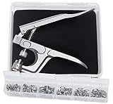 RERI Druckknöpfe mit Zange, 50set Φ11mm Jersey Druckknöpfe Druckknopf Set Mit Zange Nähzubehör Buttons Knöpfe zum Annähen Werkzeug Jessey Snaps für DIY Basteln S