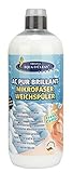 AQUA CLEAN PUR Brilliant Weichspüler für alle Textilien mit Frischeduft 1Liter Neuheit auch für Mikrofaser geeig