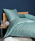 Janine Design Mako-Satin Bettwäsche J.D. 87062-06 1 Bettbezug 135 x 200 cm + 1 Kissenbezug 80 x 80