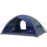 Forceatt Camping Zelt Doppeltür Outdoor Camping Zelt Winddicht und wasserdicht Leichtgewicht Geeignet für Wanderungen im Freien Festivals Backpacking Survival T