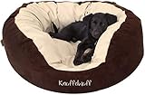 Knuffelwuff Hundebett XXL Dooly Hundekorb Hundesofa Hundekissen Hundekörbchen waschbar Grosse Hunde 110 x 95