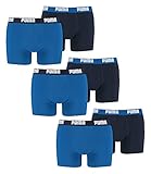 PUMA Herren Boxershorts Unterhosen 100004386 6er Pack, Wäschegröße:XL, Artikel:-420 True B