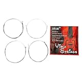 Viola Saiten, 4 Stück Bratschensaite Durable V70 Viola Strings Set Verstärkte Nickelsaite für Viola E