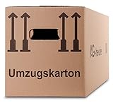 A&G-heute 25 Stück Umzugskartons 600 x 330 x 340mm Standard Faltkartons Umzugskisten 2-wellig doppelter Boden Profi b