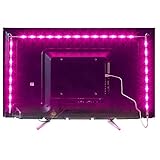 Led TV Hintergrundbeleuchtung,2M USB Led Beleuchtung Hintergrundbeleuchtung Fernseher USB für 40 bis 60 Zoll HDTV,TV-Bildschirm und PC-Monitor,Led Strip.MEHRWEG