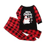 Weihnachten Schlafanzug Familien passende Nachtwäsche Weihnachten Familie Outfit Set für Damen Herren Kinder und Kleink