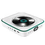 DIOUS Wandmontierter CD-Player 5.0-Player, CD-Player Mobile Walkman, täglich Englisch Lernen Pränatale Bildungsmaschine,Grü