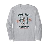 Big Sky, Montana Pants Are For Tourists Funny Ski Pinup Lang