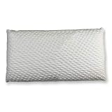 Zané Secrets Weiss Orthopädisches Visco Kopfkissen Nackenstützkissen viscoelastisches mit Bezug aus 100 % Baumwolle Made in Germany (70x38x7 cm)