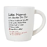 Tasse 'Liebe Mama ich danke Dir....'