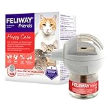 FELIWAY® Friends Start-Set | Reduziert Konflikte zwischen Katzen | Verdampfer für Steckdose & Flakon 48