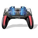 Smartphone Gamepad, Dual Cooling Fans Handy Game Controller Gamepad mit 2500mAh/5000mAh Akku(5000mah)