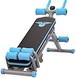 AOHMG Hantelbank Verstellbar, Kraftstation Trainingsbank Sit-Up Bank mit Beinfixierung Decline Bench, Krafttraining Bank für Gewichtheben,B