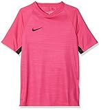 Nike Unisex Jungen Tiempo Premier SS Trikot T-shirt, Rosa (vivid pink/Black/662), Gr. L