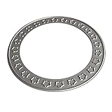 FOLODA Stanzschablone, Stern Kreis Deckchen Metall Stanzformen Schablone DIY Scrapbooking Album Papierkartenschablone Form Prägung
