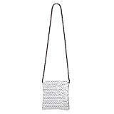 Boland 36005 Handtasche Sequins, Silber, 18