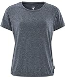 Schneider Sportswear Damen Judy T-Shirt, dunkelblau-Meliert, 50