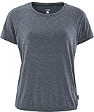 Schneider Sportswear Damen Judy T-Shirt, dunkelblau-Meliert, 50