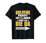 Herren Goldhochzeit Jubiläum Goldene Hochzeit Hochzeitstag Geschenk T-S