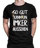 Biene Imker Bees Honig Bienenflüsterer Maja Bienenzüchter Honigbiene Hummel Wespe Herren Männer T-S