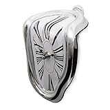 BONNIO Schmelzende Uhr-Tabelle Schmelzende Zeit-Fluss-Schreibtisch-Regal-Uhr dekorativ Salvador Dali insp
