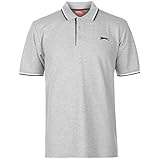 Slazenger Tipped Herren Polo Poloshirt T Shirt Kurzarm Classic Fit Tee Top XXXXL