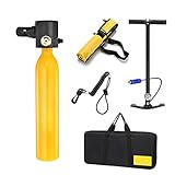 CYJ Sauerstoffflasche Tauchen 0.5L Mini Tauchflasche Schnorcheln Sauerstofftank Pressluftflasche Unterwasser-Atemschutzmaske Tauchausrüstung Taucher Zubehör Kann 5-10 Minuten T