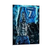 TINGTAI CR7 Poster Cristiano Ronaldo One of the Top Superstars Fußballspieler Poster auf Leinwand, Kunstdruck, modernes Familienschlafzimmerdekor, 40 x 60