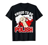 Polen Tshirt für Polska Geschenk Poland Warschau Polin Fahne T-S