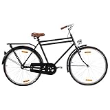 vidaXL Hollandrad Herren 28 Zoll Rad Holland Fahrrad 57 cm Rahmen Herrenfahrrad Tiefeinsteiger Männer Stadtfahrrad Cityrad Herrenrad City Bik