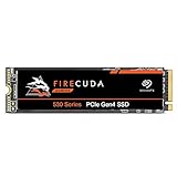 Seagate FireCuda 530 1 TB interne SSD, für PS5/PC, M.2 PCIe Gen4 ×4 NVMe 1.4, bis zu 7.300 MB/s, 3D-TLC-NAND, schwarz, 3 Jahre Data Rescue Service, Modellnr.: ZP1000GM3A013