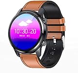 FYZXF Herren-Smartwatch 2021, Bluetooth, Anruf, wasserdicht, benutzerdefiniertes Zifferblatt, Full-Touch-Fitness-Tracker, Android iOS (Farbe: D)(E)