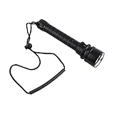 Tauchen Taschenlampe, Ultra Hell 8000 Lumen Unterwasserlampe Wasserfeste Taschenlampe，3*CREE XPL LED Tauchlampe, Tauchen mit Unterwasserfackeln 100m mit Handschlaufe für Outdoor-Unterwassersp