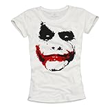 Cooles Damen T-Shirt mit Aufdruck Joker schwarz Größe S