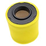 vhbw Filterset (1x Papierfilter, 1x Schaumfilter) kompatibel mit Briggs & Stratton 21B972-0016-E1 Motor für Rasentrak