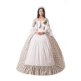 CountryWomen Mittelalterliches Renaissance-Königin Arwen Weihnachten Urlaub Kleid Ballkleid Theater Cosplay Kleidung - - S