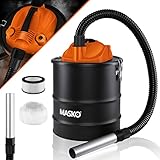 MASKO® 2in1 Aschesauger 1200W Kaminsauger für Kamin - 20L Volumen - Saug- und Blasfunktion mit Hepafilter und Vorfilter - Asche Ruß Staubsauger für Kamin Grill Ofen - metallverstärkter Saug